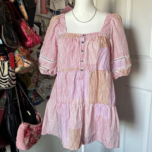 Anthropologie Maeve Gable Tiered Tunic Small - Picture 2 of 6